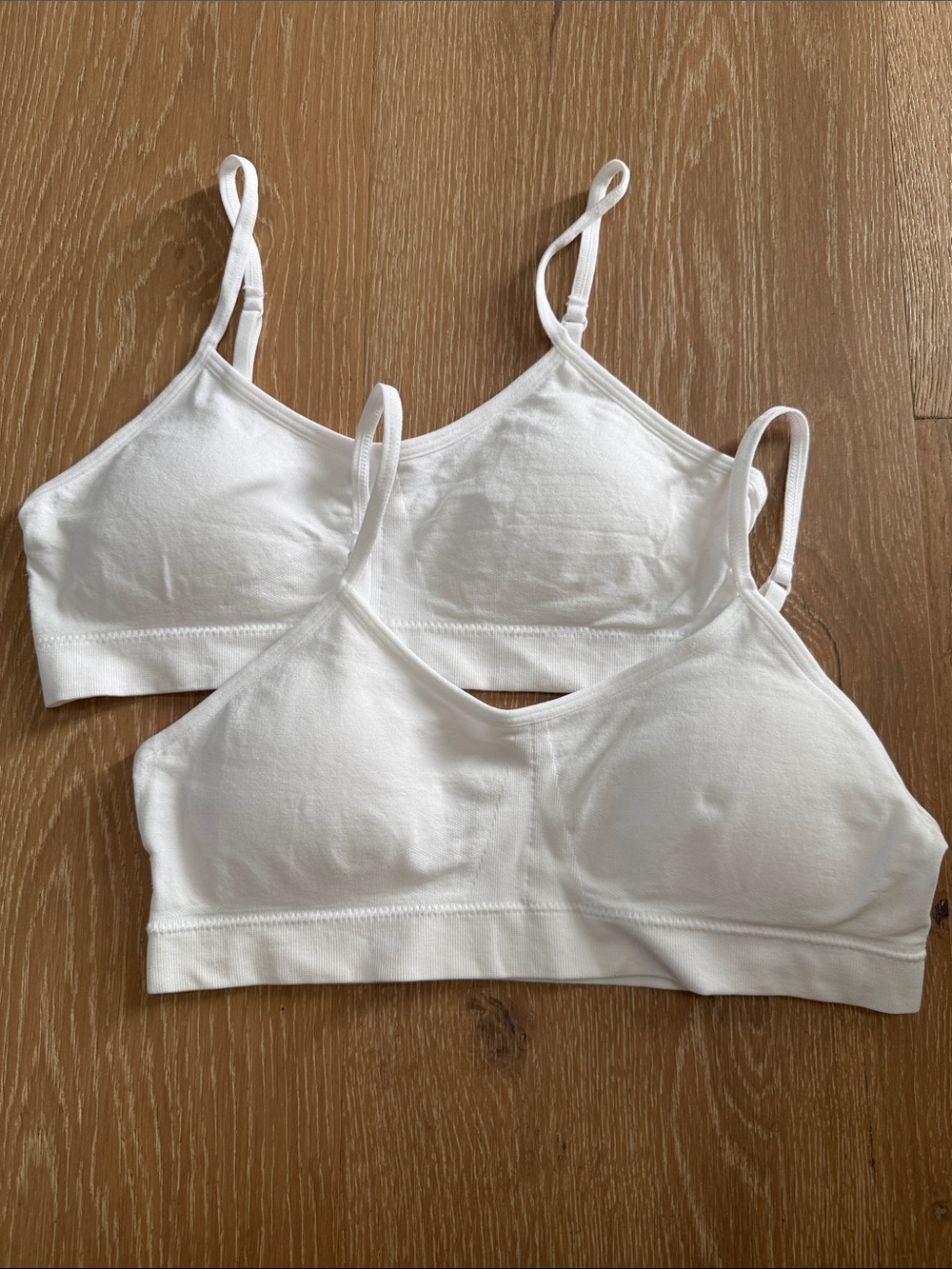 art class White Cotton Training Bras - 2 Pack